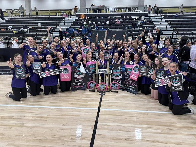 The 2024-2025 Bobcat Belles brought home Best Overall Team at Danceline USA State competition!